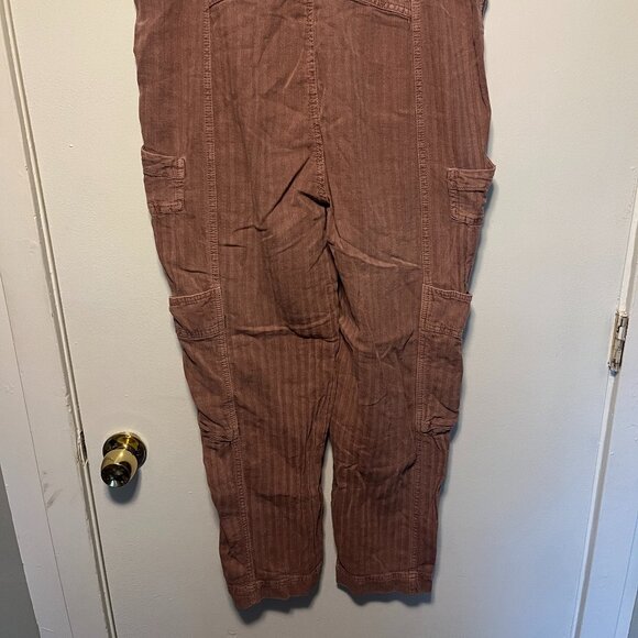 Free People Feeling Good Cargo Pants Pink Drawstring Joggers – Women’s M - Picture 4 of 4